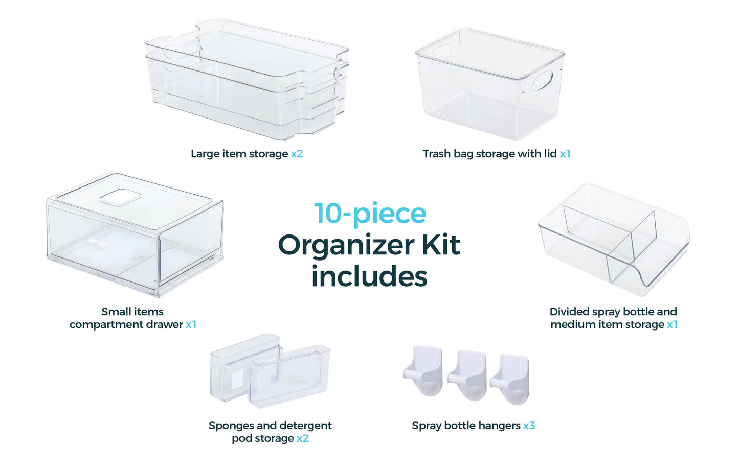 Under Sink Storage Kit